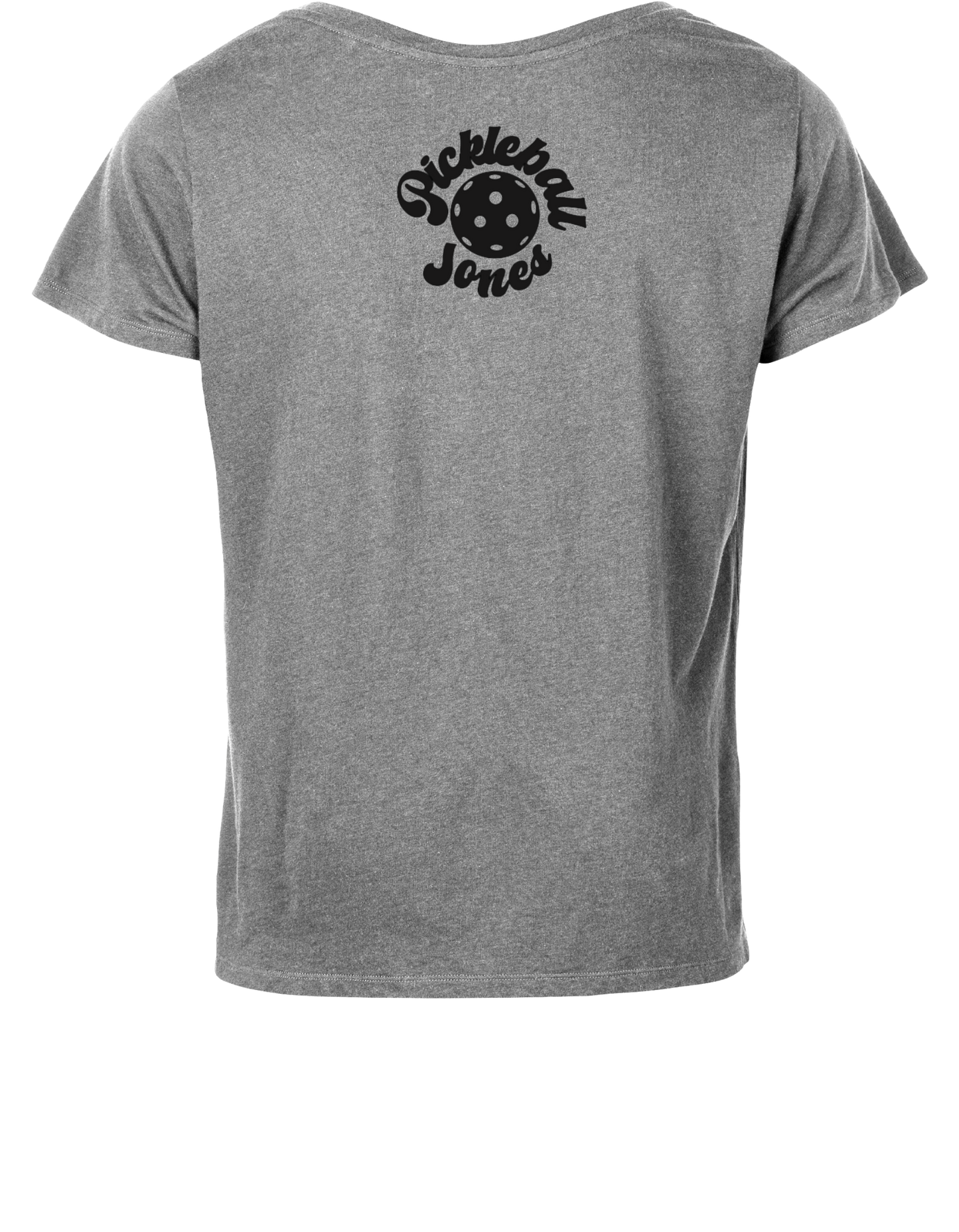 Men's Crew Neck Gray Pickleball "Bones"