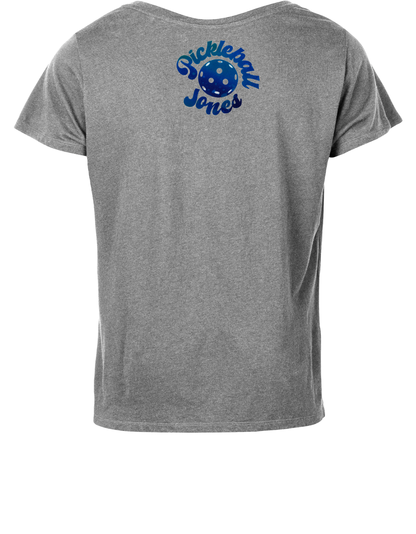 Men's Crew Neck Gray "Trippy Pickle" Green/Blue