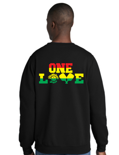 Rasta Crew Neck Black Sweatshirt