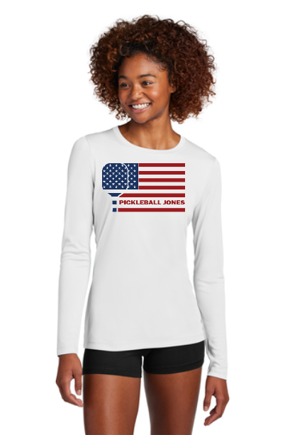 Ladies Pickleball Jones Paddle American Flag