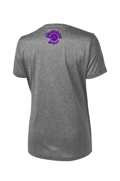 Ladies Short Sleeve Purple "Varsity" Virginia Beach