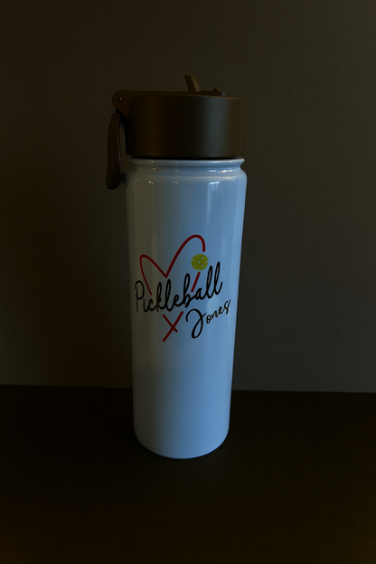 22 oz Stainless Steel Water Bottles w/ Travel Lid