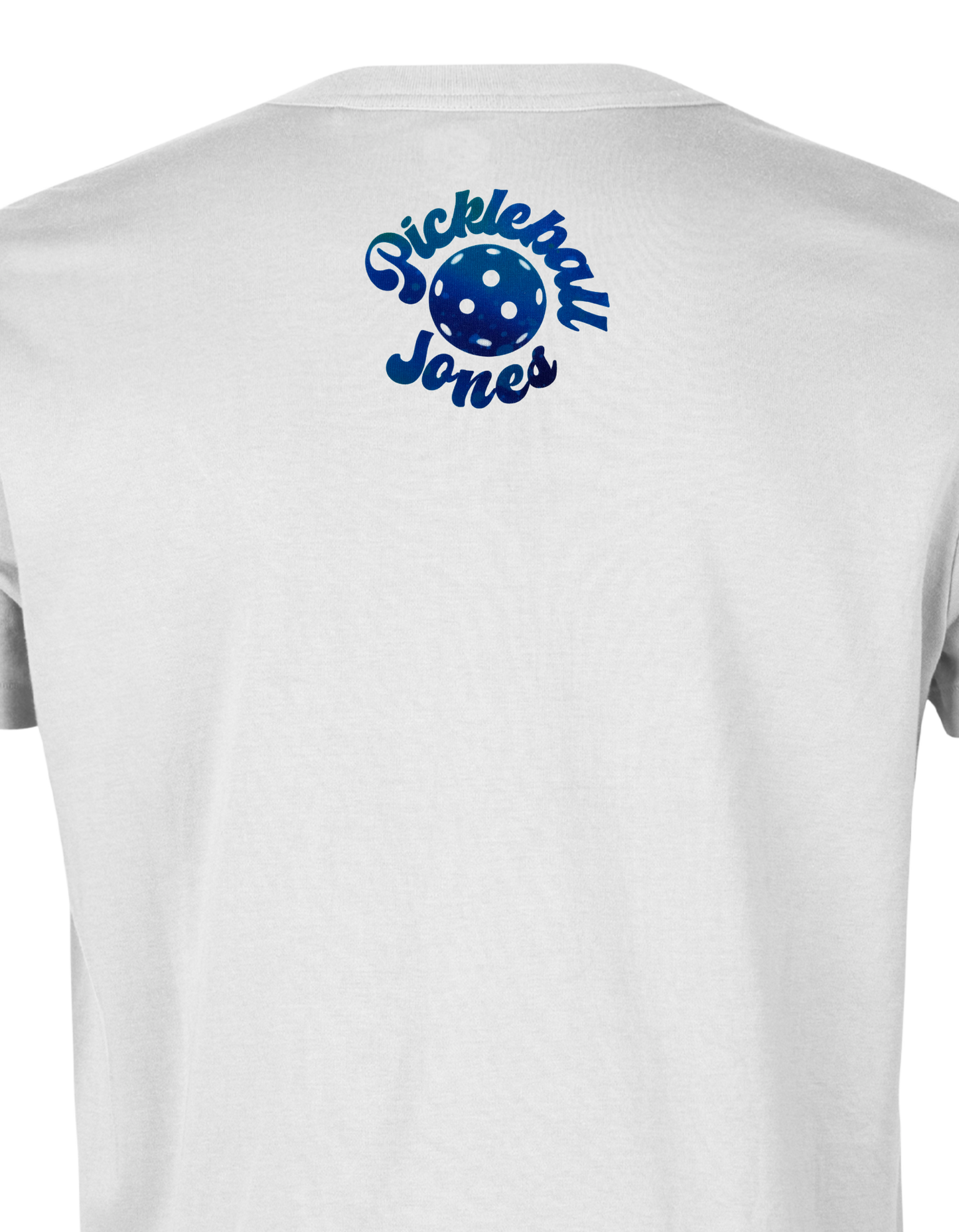 Men's Crew Neck White "Trippy Pickle" Green/Blue