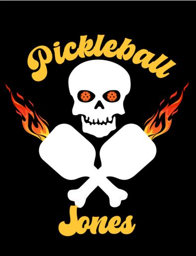 Pickleball "Bones" 3.5 x 2.75 inch Sticker