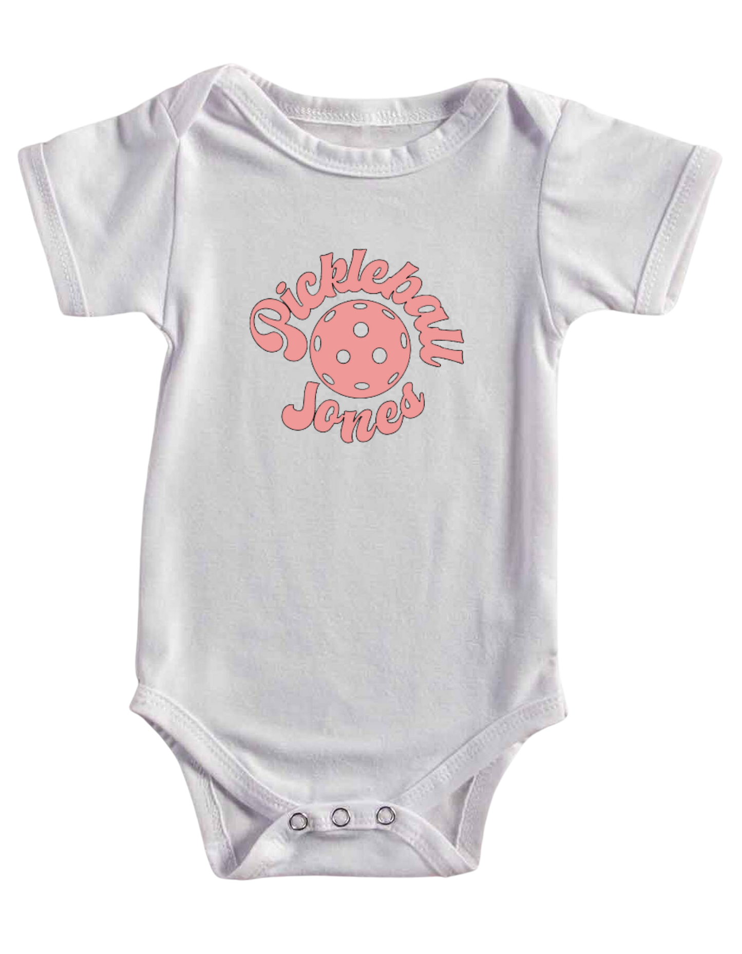 Pickleball Jones Baby Onesie